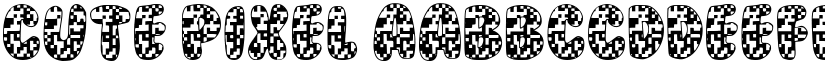 Cute Pixel font