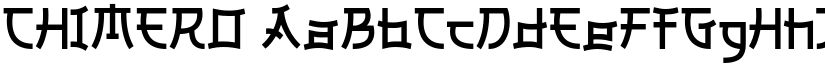 CHIMERO font