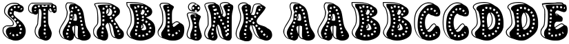 Starblink font