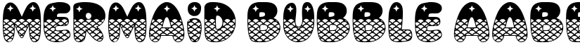 Mermaid Bubble font