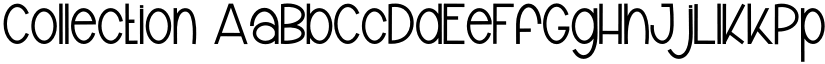 Collection font