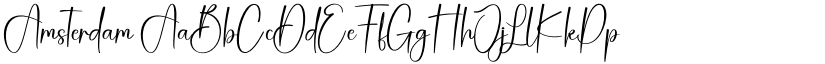 Amsterdam font