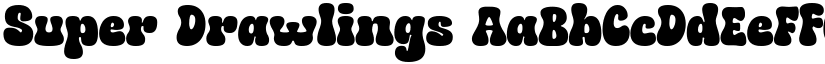 Super Drawlings font
