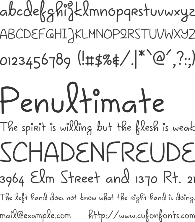 Gate Street font preview