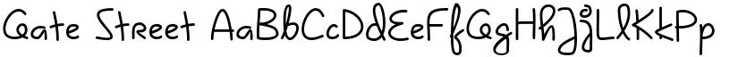 Gate Street font