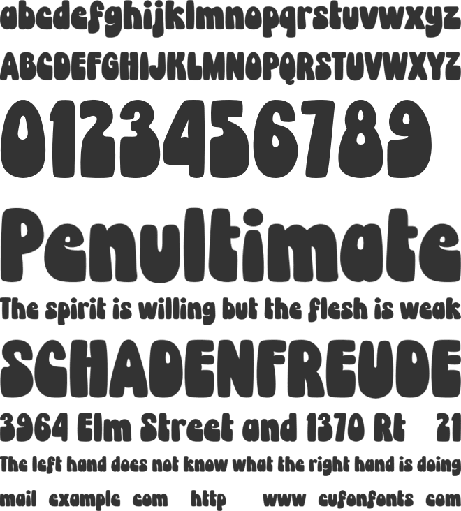 Magical Tours font preview