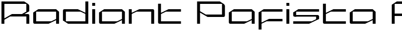 Radiant Pafista font