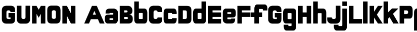 GUMON font
