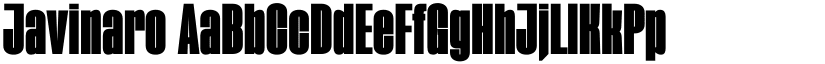 Javinaro font
