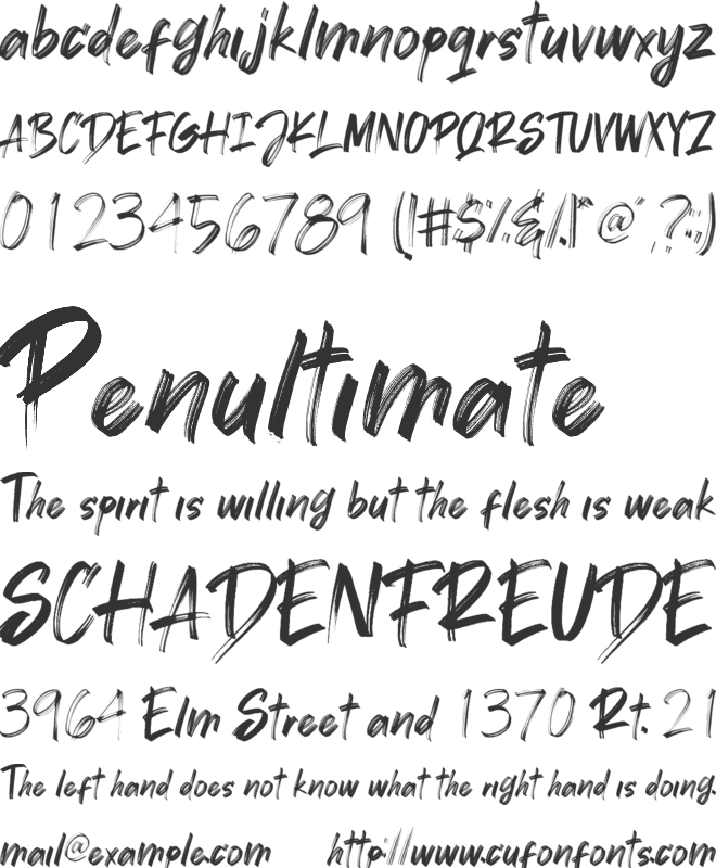 New Austin font preview