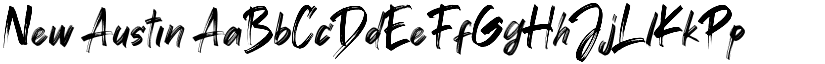 New Austin font