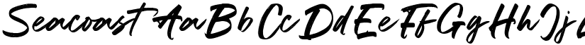Seacoast font