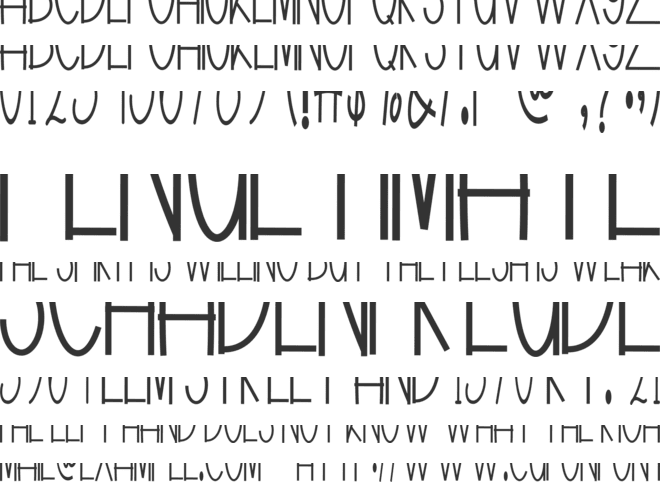 December Handmade font preview