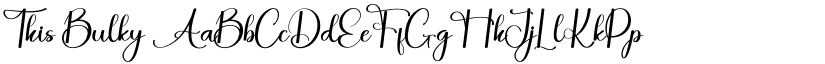 This Bulky font
