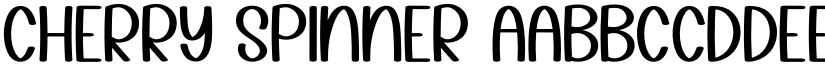 Cherry Spinner font download