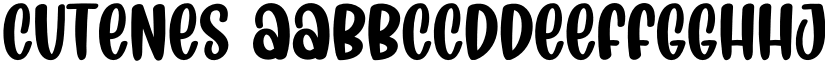 Cutenes font