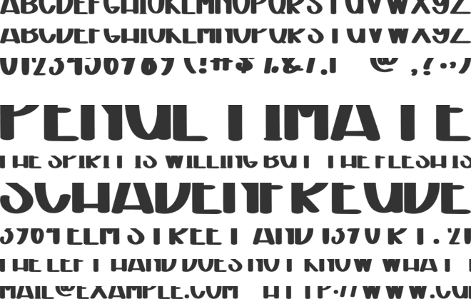 Baby Winter font preview