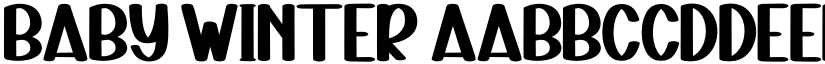 Baby Winter font
