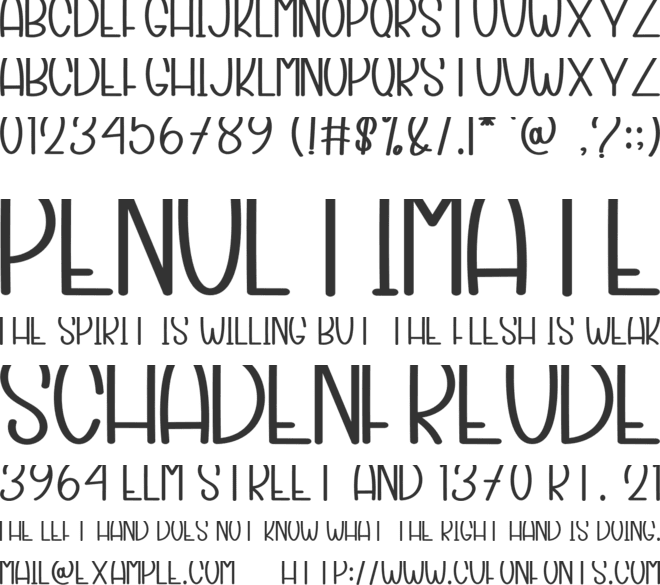 Weekend Valentine font preview