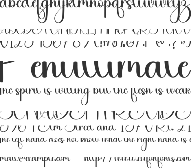 Beautiful Soulmate font preview