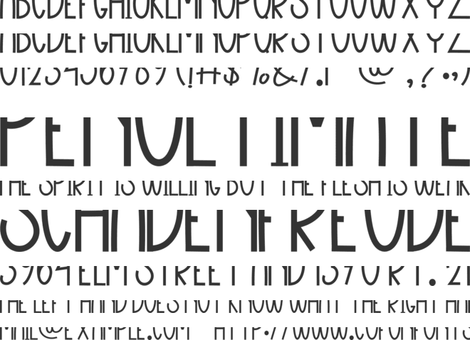 Hipster Rainbow font preview