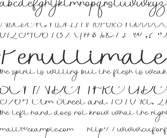 Santa Dreaming font preview