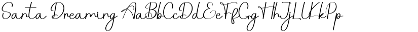 Santa Dreaming font
