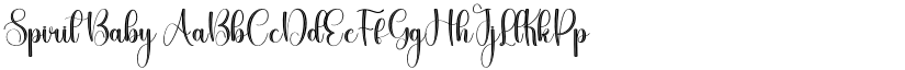 Spirit Baby font