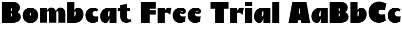 Bombcat Free Trial font