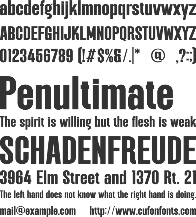 Kondusi font preview
