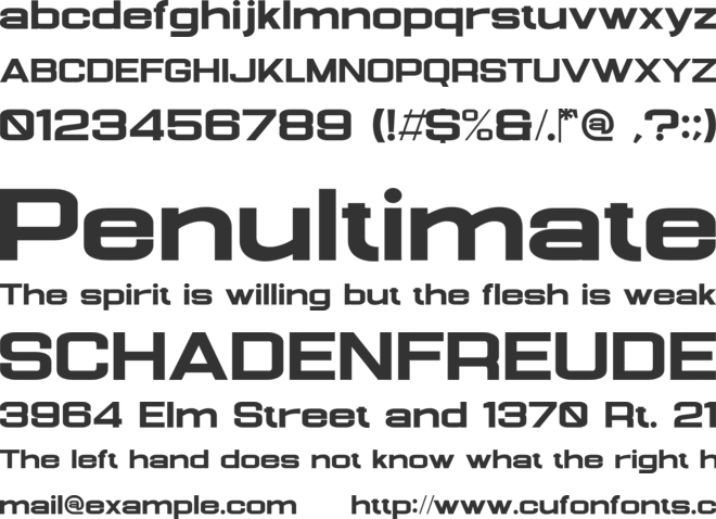 Kingman font preview