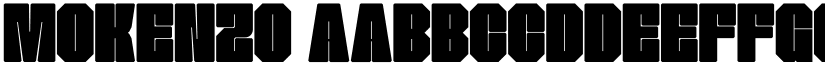 Mokenzo font
