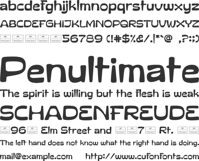 Gravis Free font preview