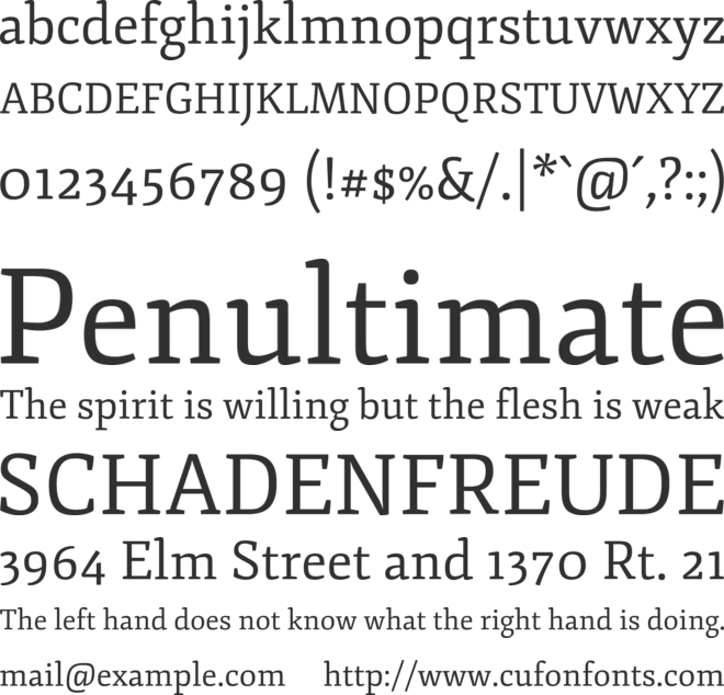 Fjord font preview