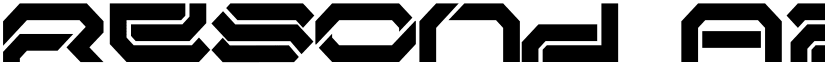 Resond font