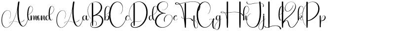Almond font download