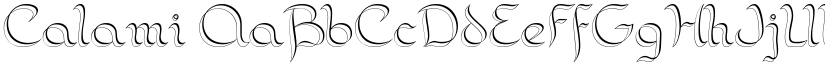 Calami font