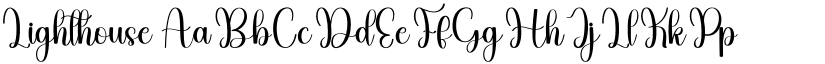 Lighthouse font download