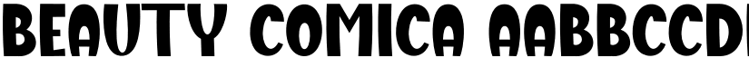 Beauty Comica font