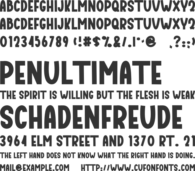 Modern Women font preview