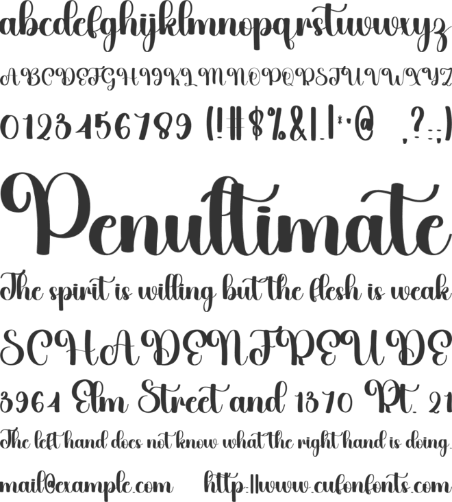 Liberti font preview