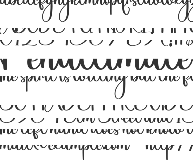 Family Birthday font preview