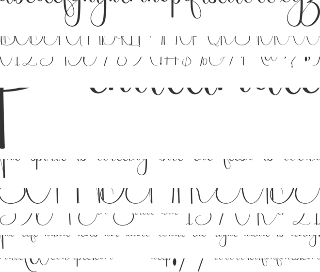 Babydoll font preview