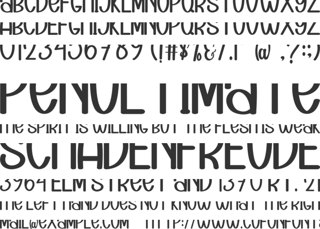 Comic Magic font preview