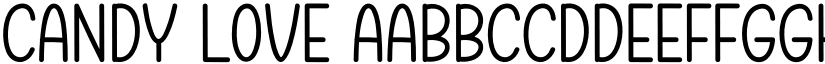 Candy Love font