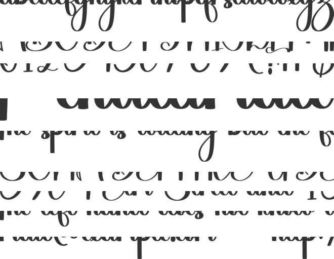 Dayling font preview