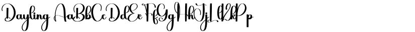 Dayling font download
