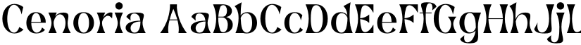 Cenoria font