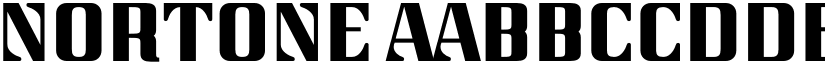 Nortone font