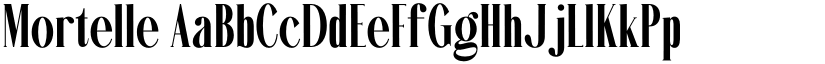 Mortelle font